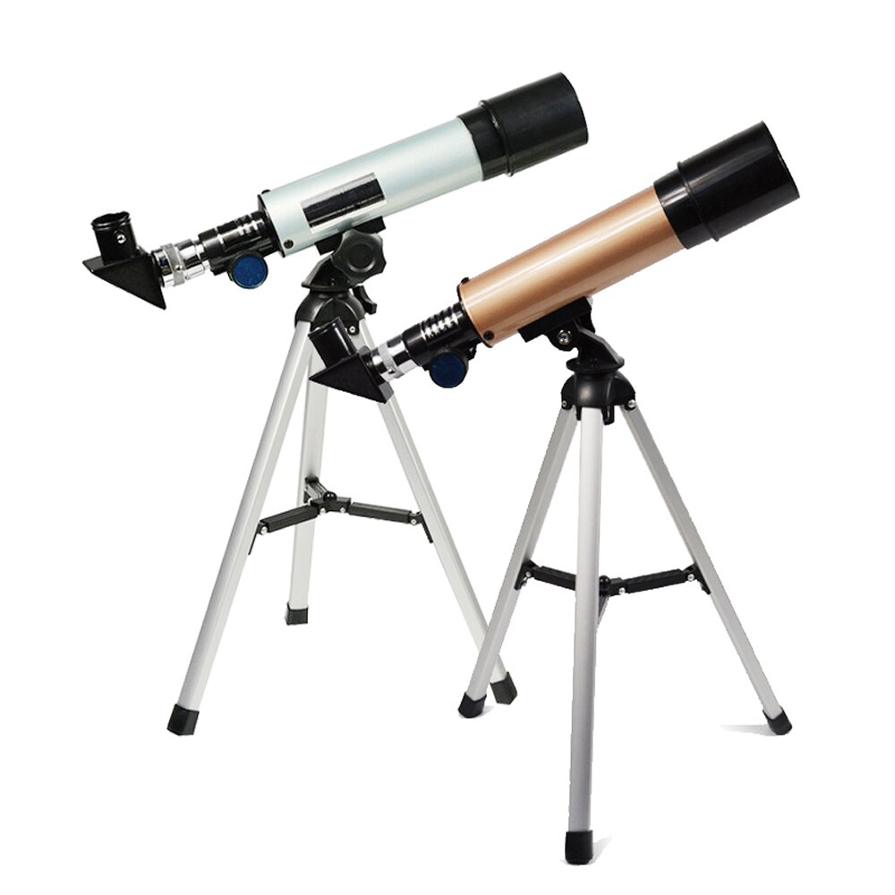 Hd brydning 360 x 50 astronomisk teleskop med stativ himmel monokulært teleskop, børns rumobservation spejl