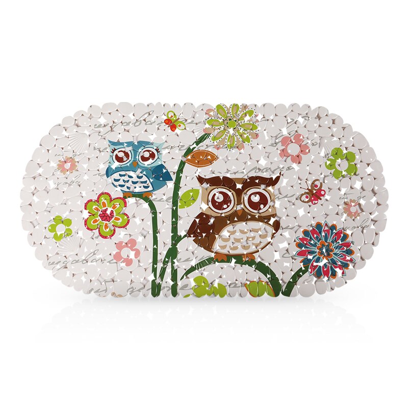 Badmatten pvc douche badmat antislip vloermat eenvoudige badmat badmat antislipmat badkamer: Uil