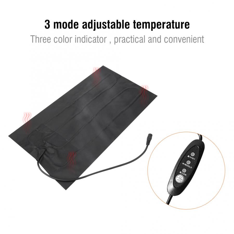 5V 2A USB elektryczna mata grzewcza 3 biegów regulowana temperatura DIY termiczna kamizelka kurtka odzież grzałki poduszki łóżko dla zwierząt cieplej