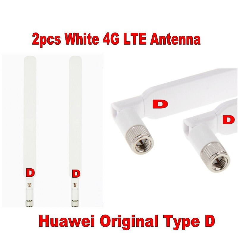 Äkta vit huawei  b525 extern antenn original typ d (router/modem ingår ej)