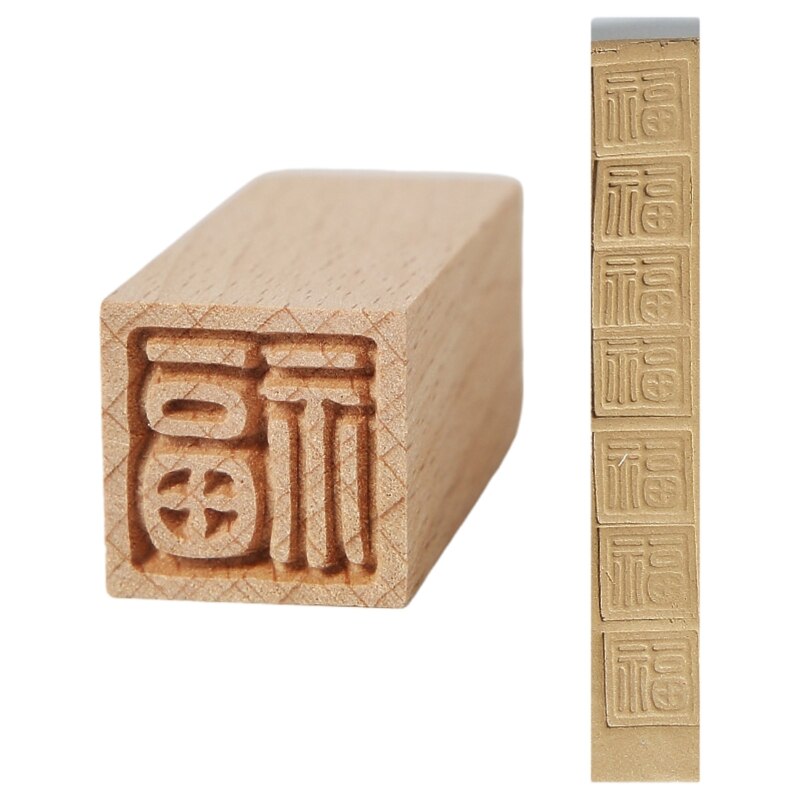Houten Aardewerk Stempel Diy Klei Gereedschappen Postzegels Modellering Patroon Stempel 101A