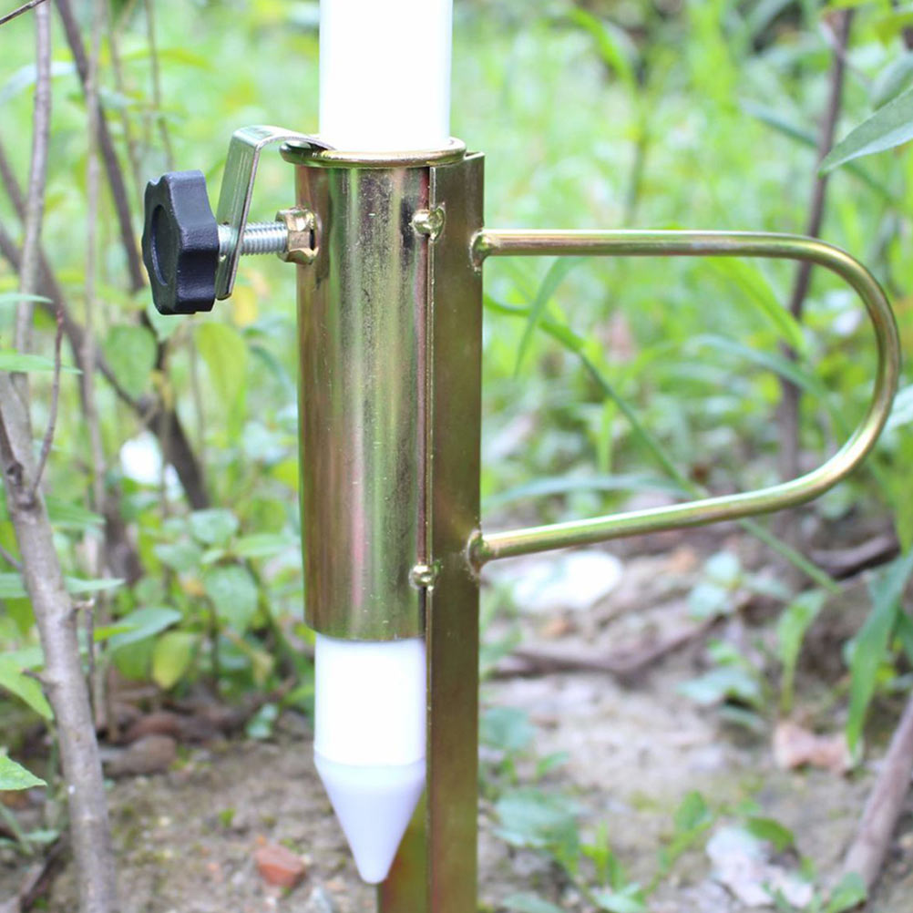 Ombrellone da spiaggia Ancoraggio Supporto per parasole Supporti di fissaggio per tende Tende da esterno Basi per sabbia Supporto per picchetti in acciaio