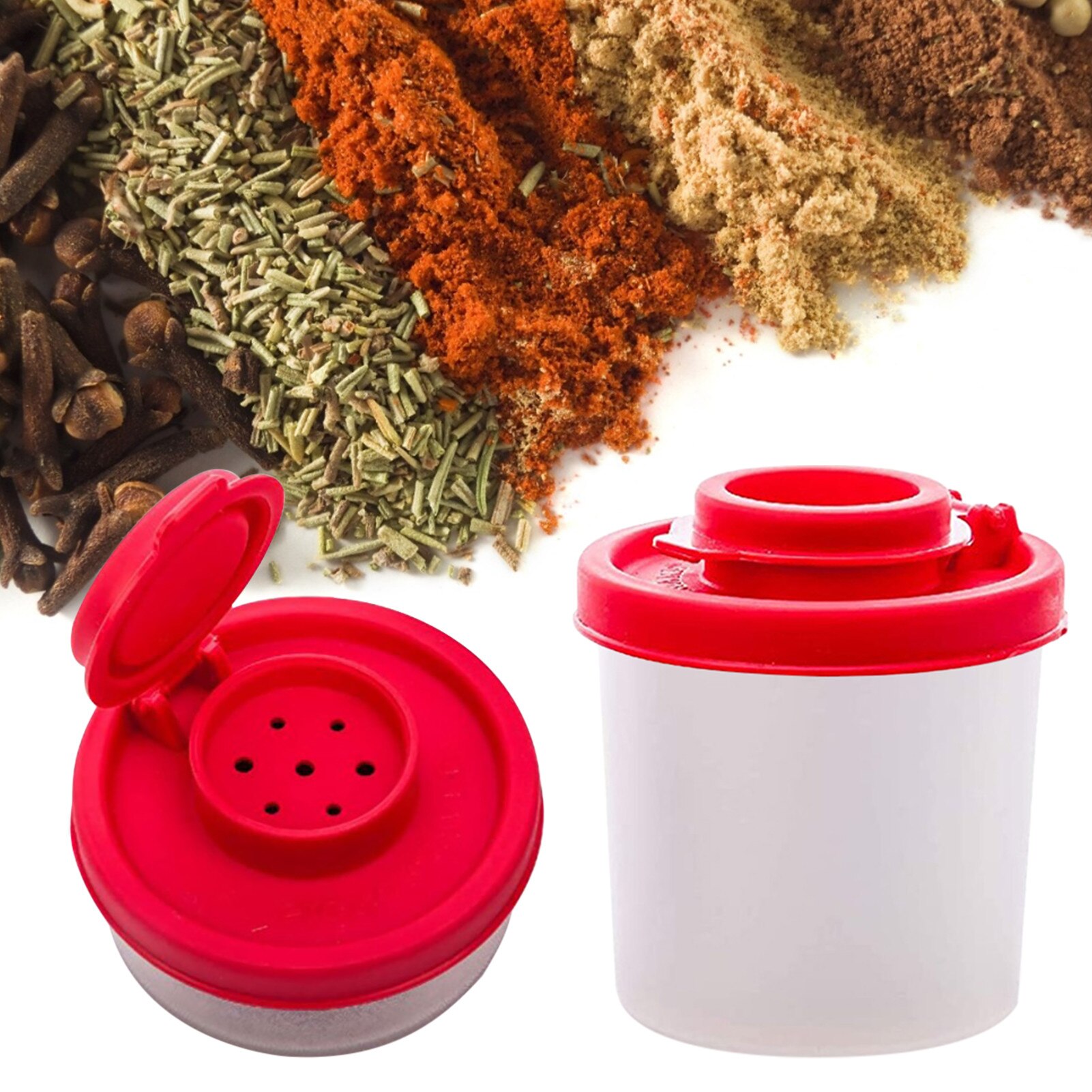 Pepper Shakers Moisture Proof Small Mini Pepper Shaker To Go Camping Picnic Outdoors Kitchen Lunch Boxes Herb Travel Accessories