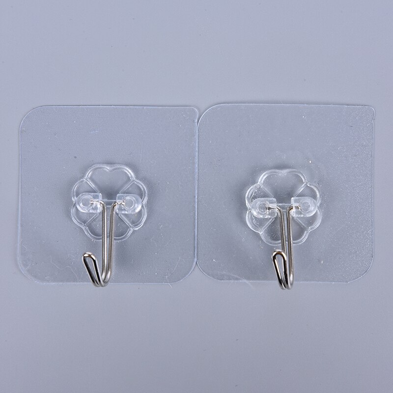 Colgador de ventosa transparente para cocina, baño, organizador de cocina, 1 unidad