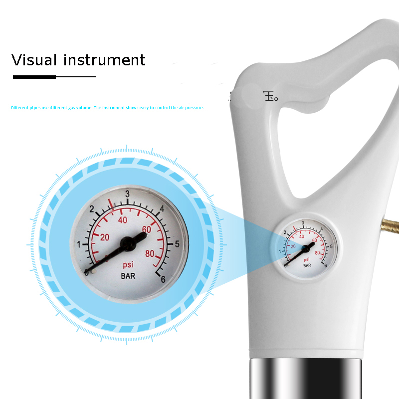 The latest powerful high-pressure bathroom toilet pipe dredger Sink Pipe Clogged Remover Toilet Dredge Sewer Pipeline Blockage