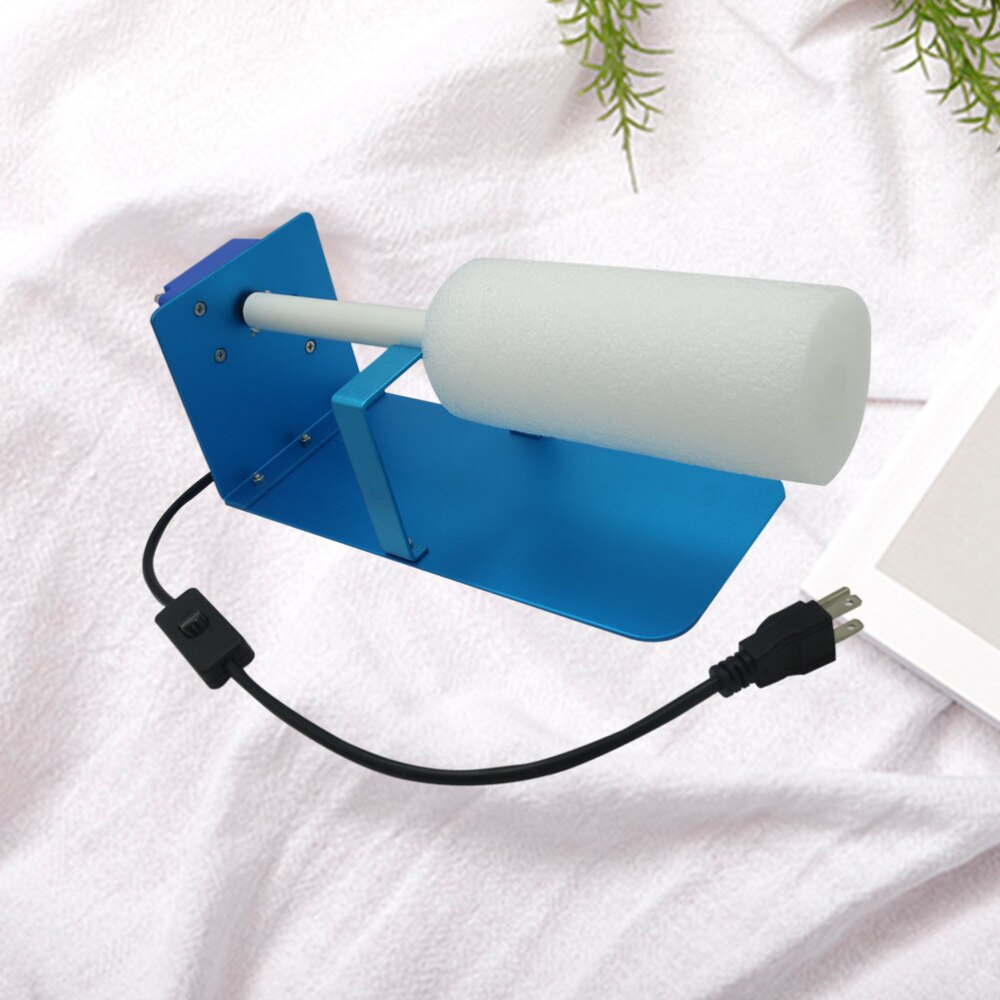 Aluminum Cup Turner Cuptisserie Turner Machine Multifunctional Rotator with Rotisserie Motor DIY Cup Tool White