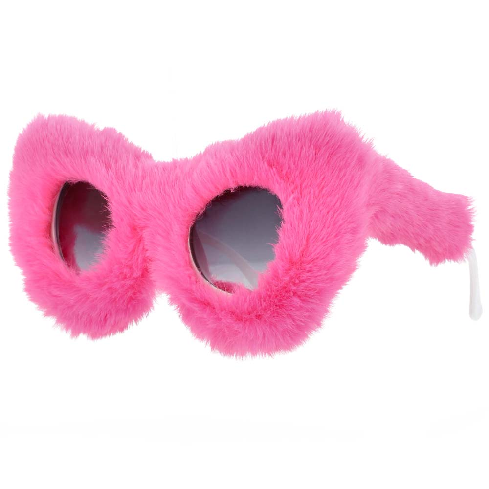 Gafas De Sol De ojo De gato para mujer, lentes De terciopelo De piel suave, estilo Punk, a la , UV400, hechas a mano, 54190