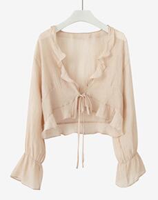 Petit manteau lolita vintage d'été petit manteau falbala manches évasées cardigan victorien smock kawaii fille gothique lolita manteau loli cos: 3