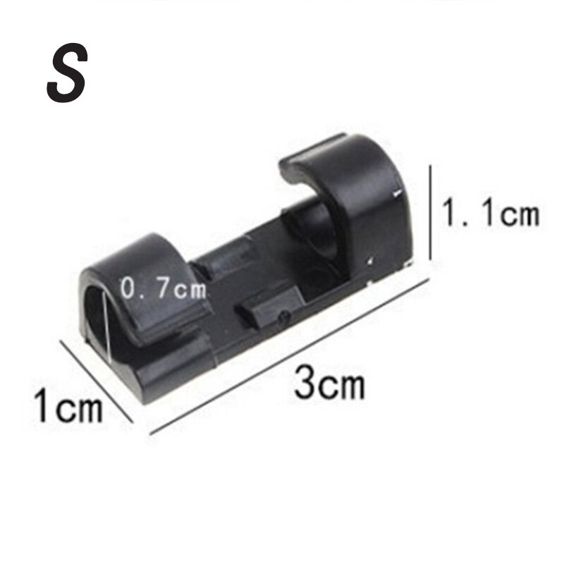 Línea de datos se utiliza para recibir y organizar el cable en la pared, 16/20 piezas El soporte para cables es auto-adhesivo a la de