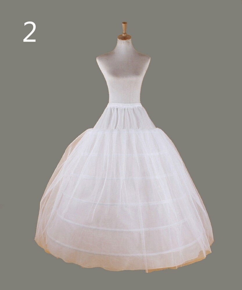 Enagua Sottogonna sottoveste da sposa Vestito da sposa de crinolina Hoopless: 2