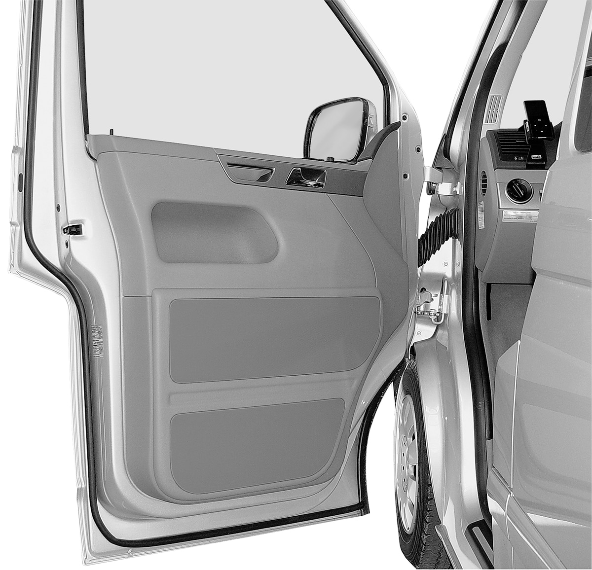 D muoto 10 m auton oven tiiviste nauha epdm kumi äänieristetty auton tiiviste vw volkswagen  t5 t5.1 t6 transporter campervan california