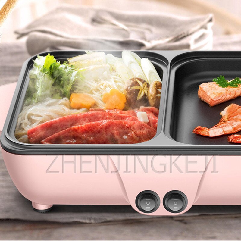Elektroherd Haushalt Multi-funktion Grill Braten Und Rösten Integrierte Topf Multifunktionale Küche Kochen Geräte