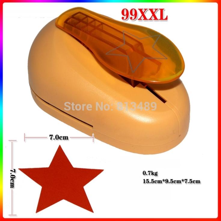 extra extra large star hole puncher hole punchers with shapes 7cm(2.75'') printing size