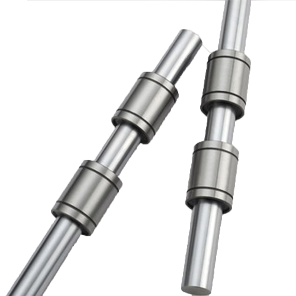 2PCS 8mm OD Linear Shaft Cylinder Liner Rail with 4PCS LM8UU Linear Bearings for 3D Printer Axis CNC Parts