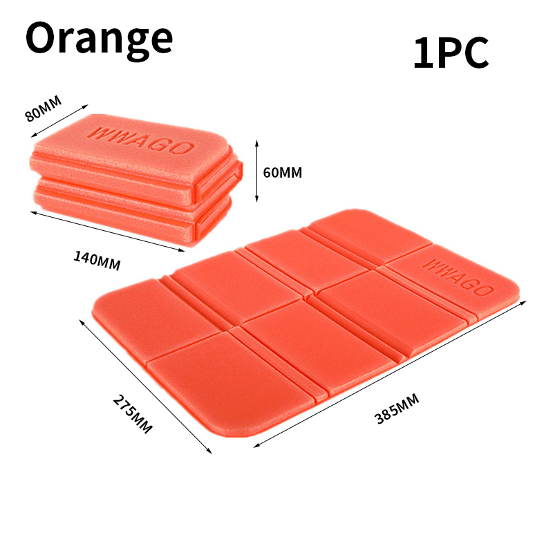 WWAGO Tappetino anti-umidità pieghevole Tappetino anti-umidità isolante portatile per esterni Tappetino per sedile da trekking Tappetino per culo a prova di umidità in schiuma Xpe