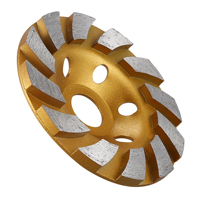 4 inch cement Turbo diamond cupstone grinder for angle grinder 12 segs Heavy Duty