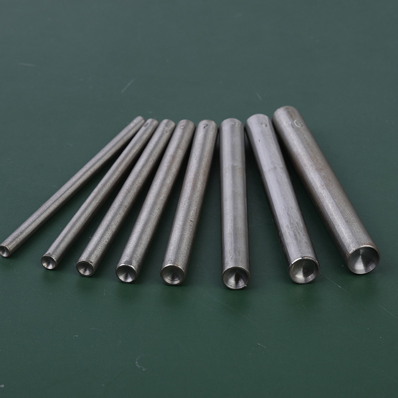 Herramienta de instalación de remaches de setas, herramienta para manualidades de cuero DIY, punzonador de tachuelas, herramienta de punzonado manual para artesanía de cuero, ropa, zapato, sombrero