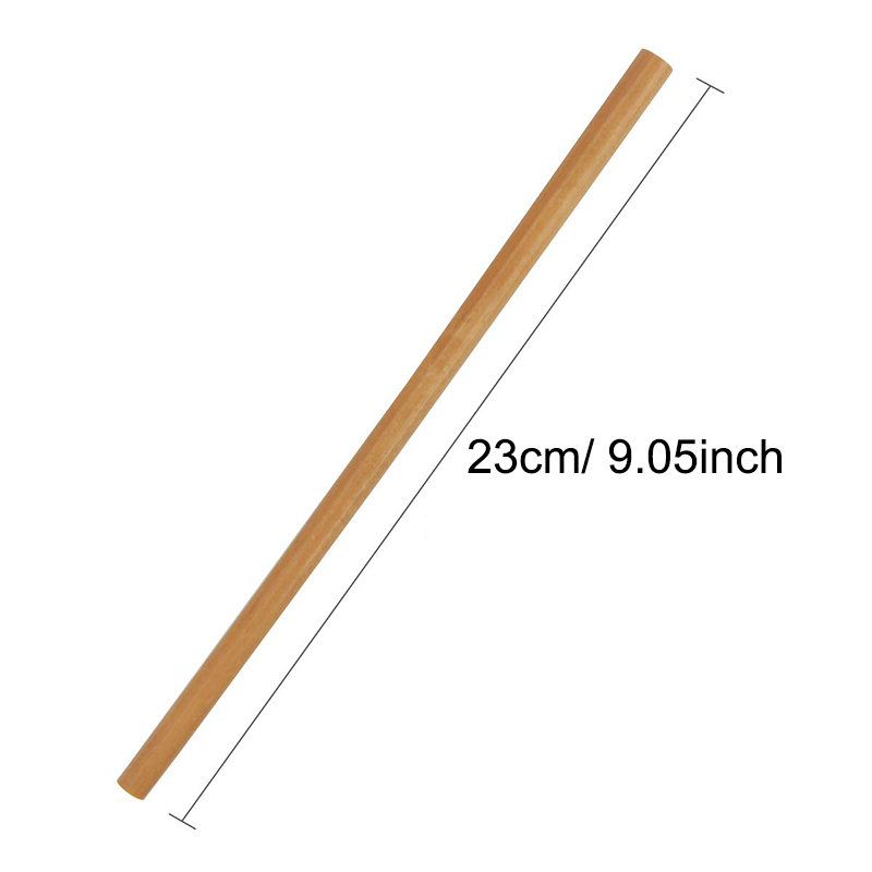 UPORS 2-6 unids/set de bambú orgánico pajitas 23cm pajitas reutilizables para beber con cepillo y bolsa de bambú Natural paja para boda Bar