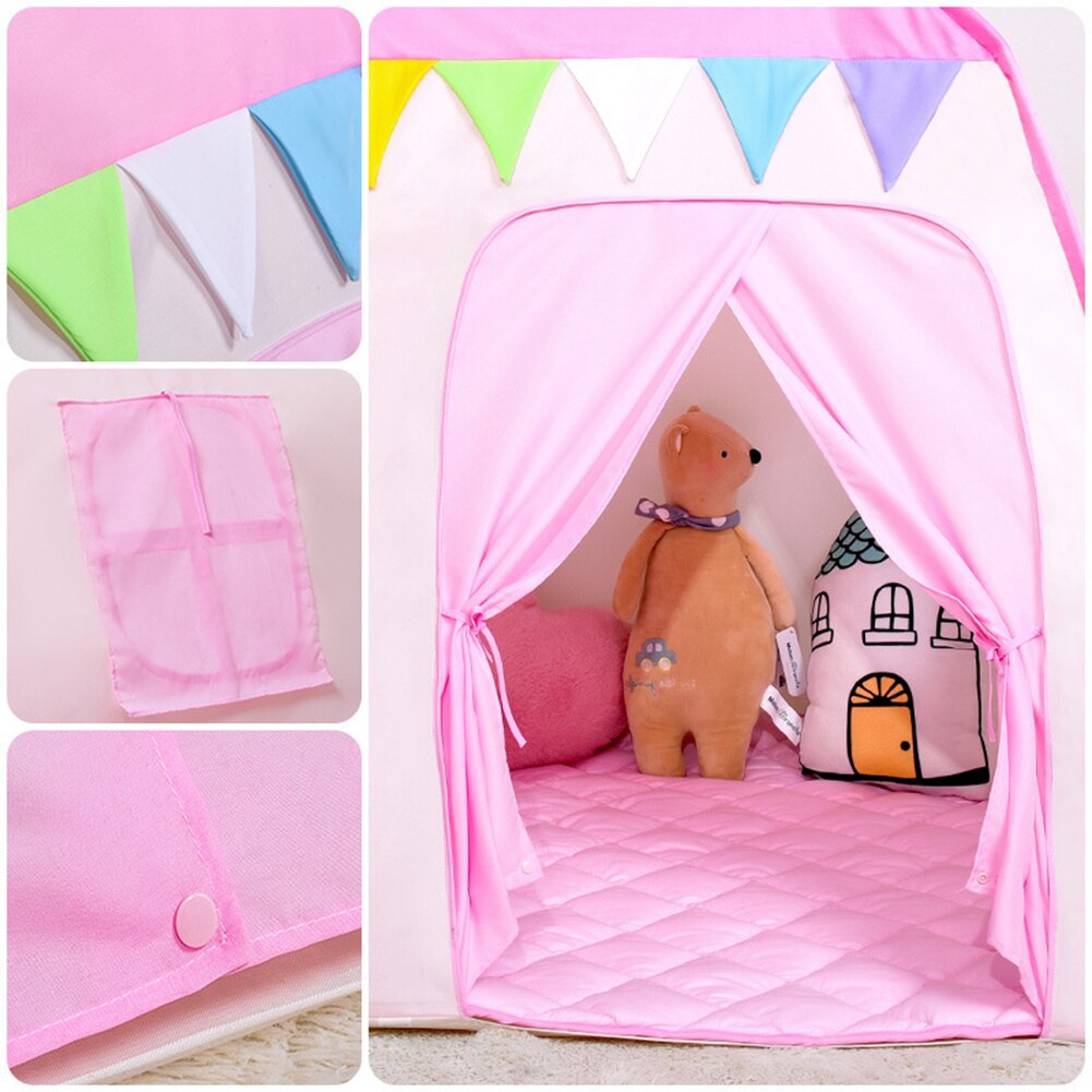Princess Castle gioca tenda Playhouse For Kids Toddler Girls regalo di compleanno W50