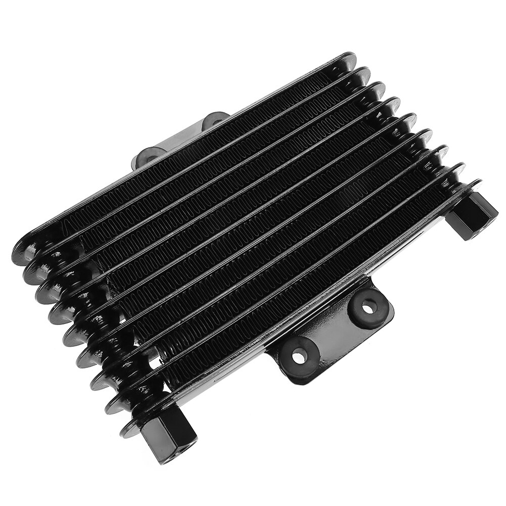 Motorcycle Engine Oil Cooler 125ml Engine Oil Coolers Cooling Engine Temperature Oil Cooler For Most Motorcycles Dirt Bikes: Black