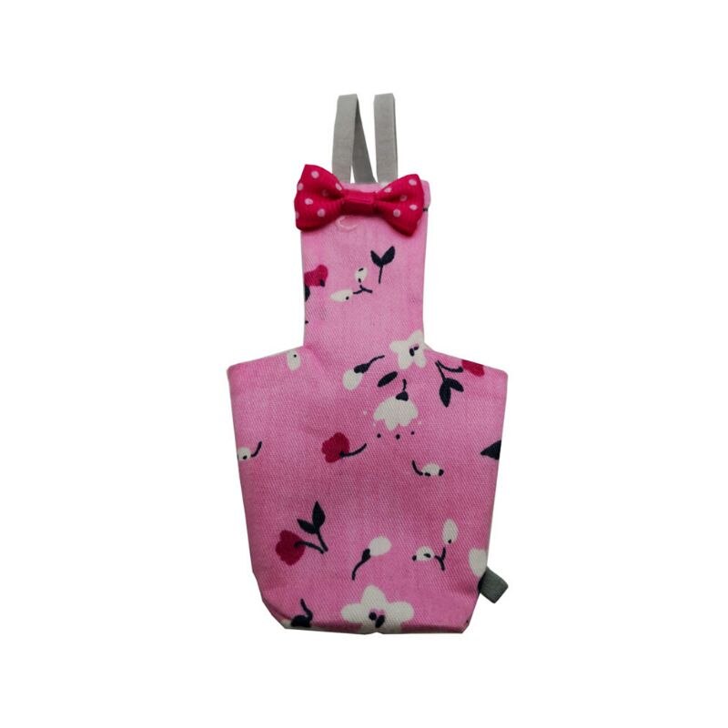 Papegaai Luier Met Bowtie Leuke Kleurrijke Fruit Bloemen Valkparkiet Duiven Kleine Med