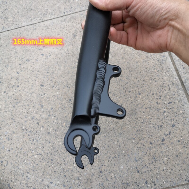 Fourche avant de vélo pliant en alliage d&#39;aluminium sans fil de 20 pouces, 406, 100mm, frein à disque