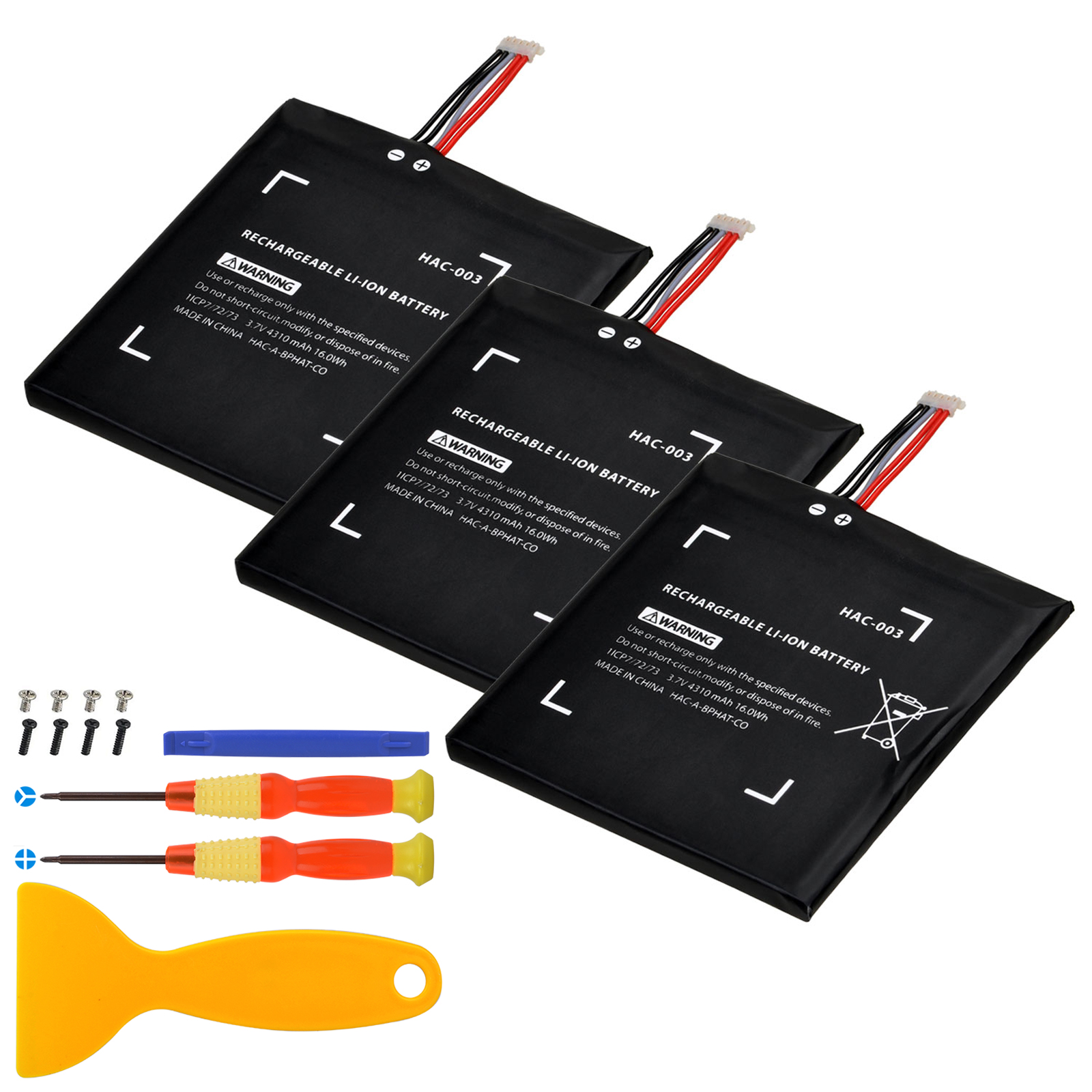 4310Mah Hac 003 Vervangende Batterij Voor Nintendo Schakelaar ,HAC-001,HAC-003, HAC-A-BPHAT-C0, HAC-S-JP/EU-C0 Game Console: Light Grey