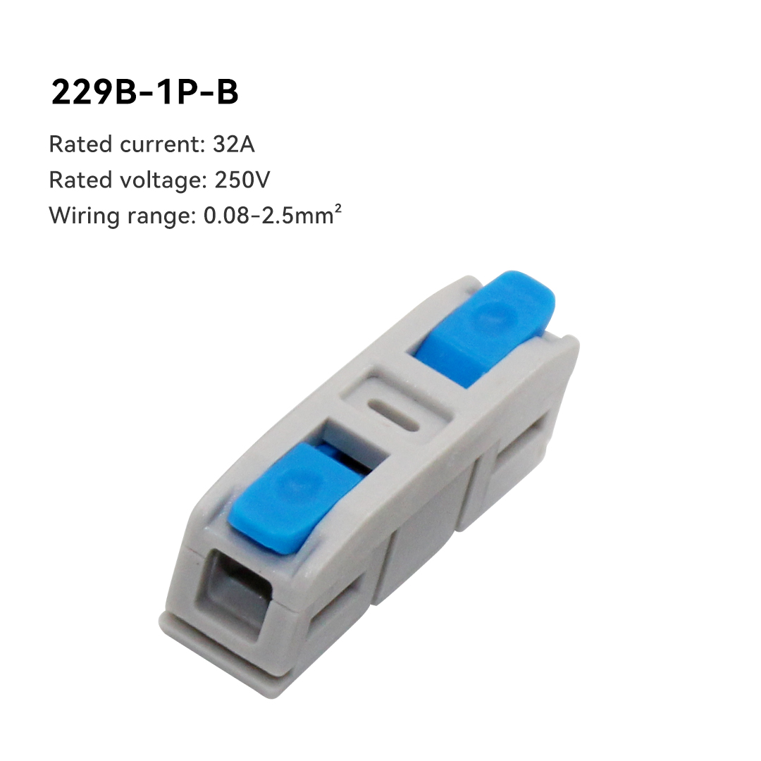 10PCS Quick Electrical Wire Connectors Universal Compact Splicing Terminal Blocks Push-in Home Cable Connectors: Lavender