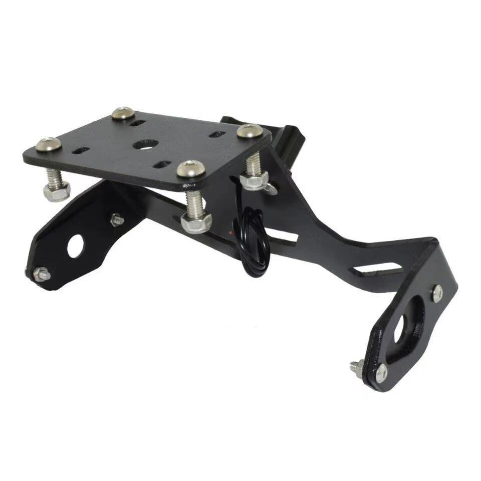 Trasero de la motocicleta soporte para matrícula marco de soporte con luz LED para Yamaha MT-15 MT15 MT 15