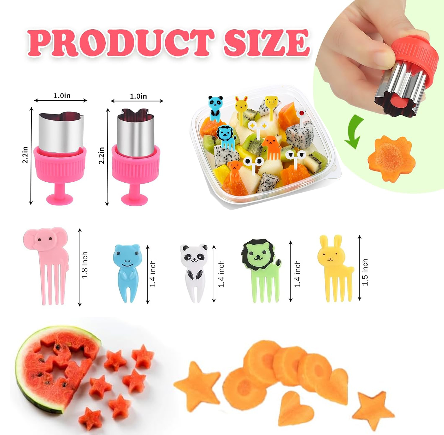 Accesorii pentru cutii de prânz bento pentru copii cu mini furculițe pentru fructe/tăietor de fructe/recipient pentru sos de soia/căptușeli din silicon pentru brioșe