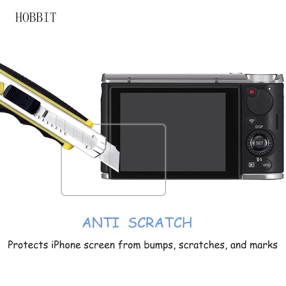 2 pakke til casio ex -zr5000 zr5500 0.3mm 9h klart herdet glass skjermbeskytter digitalkamera anti-moden film til casio