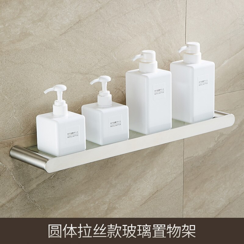 Brushed Nickel Bathroom Accessories Set SUS304 Stainless Steel Bathroom Set 24" Double Towel Bar,Toilet Paper Holder Robe Hooks