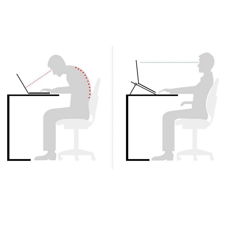 Mobil bærbar bordholder til bærbar sofa laptop bord foldbart notesbog skrivebord