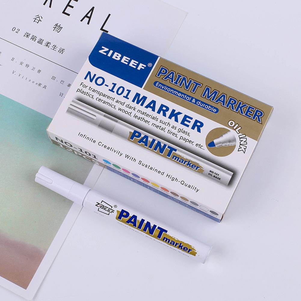 Makers Quick-Drying Permanent Makers Marker Pen Mark Oily Optical Disc Glass Ceramic Plastic Marker Logstics Marker Pen