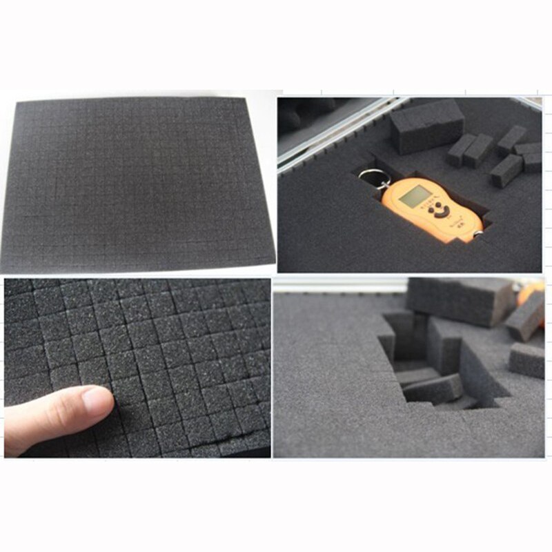 Plastic Tool case suitcase toolbox Impact resistant waterproof safety case equipment camera case with pre-cut foam free