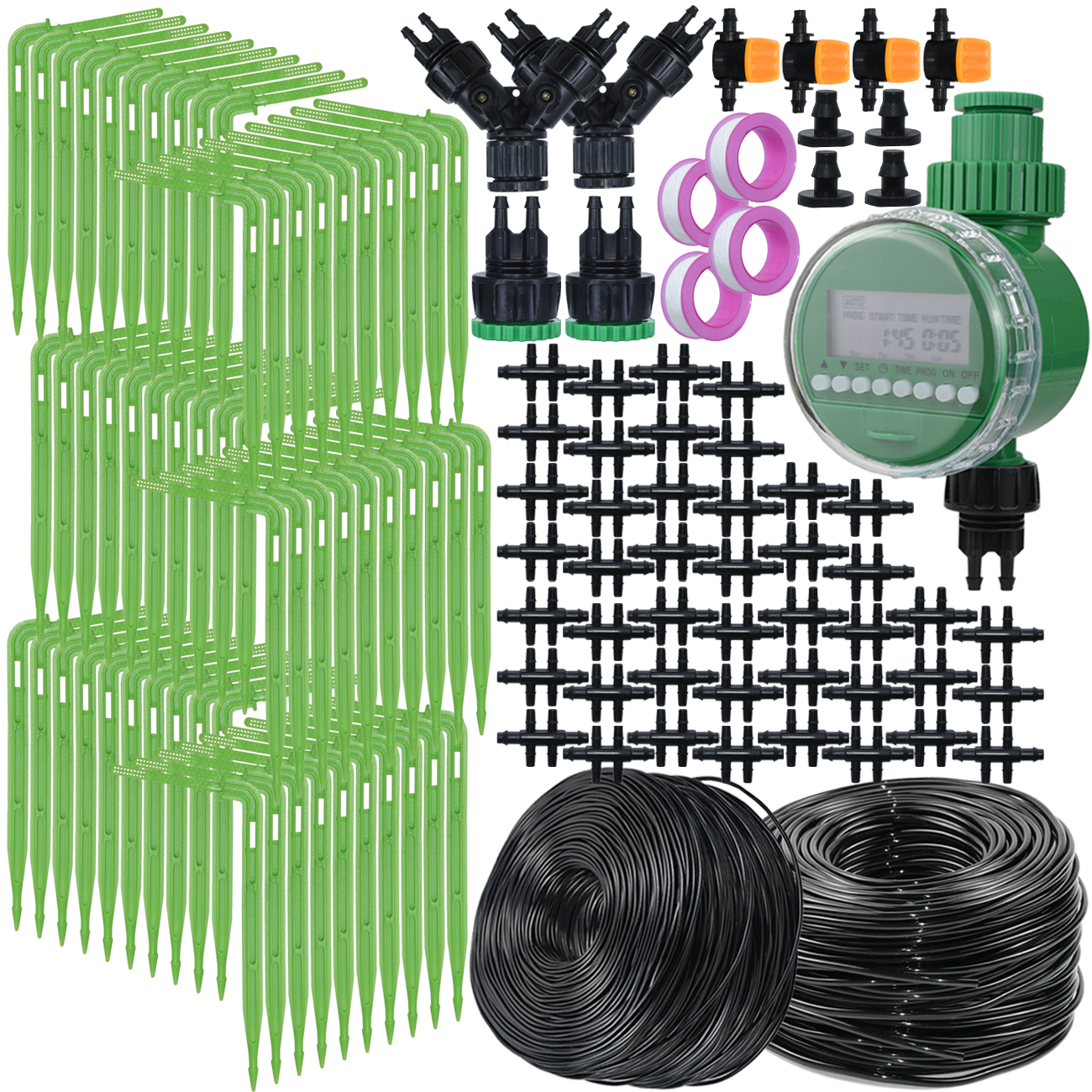 Sprüh gewächshaus automatische Bewässerung Garten Tropf bewässerungs System Bausatz 4/7mm bis 3/5mm Schlauch Pfeil Tropfer für Bonsai Topfpflanze