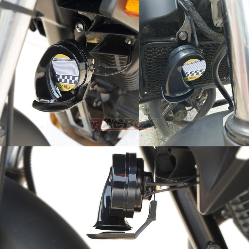 Sirena per clacson per motocicletta super rumorosa per auto camion moto impermeabile universale 12V DC 110db accessori per motociclette