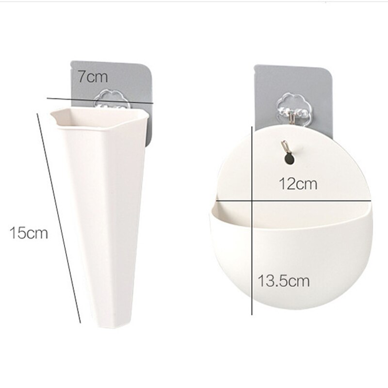 Decorative Plastic Hanging Pots Flower Pot Wall Mounted Flowers Garden Indoor Wall Decoration for Succulent Plants GHS99