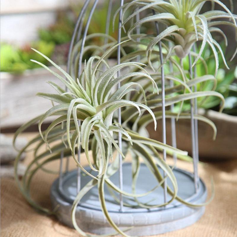 Césped Artificial de piña, plantas de aire, flores falsas como decoración de pared del hogar