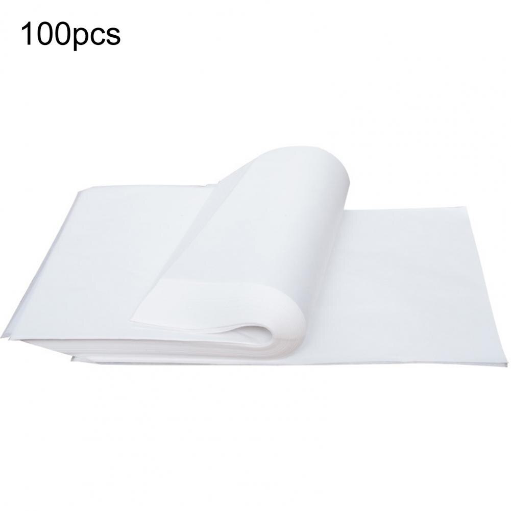 Papel de trazado semitranslúcido para escritura suave, papel de transferencia de caligrafía A4 para escritura de caligrafía, 100 Uds.