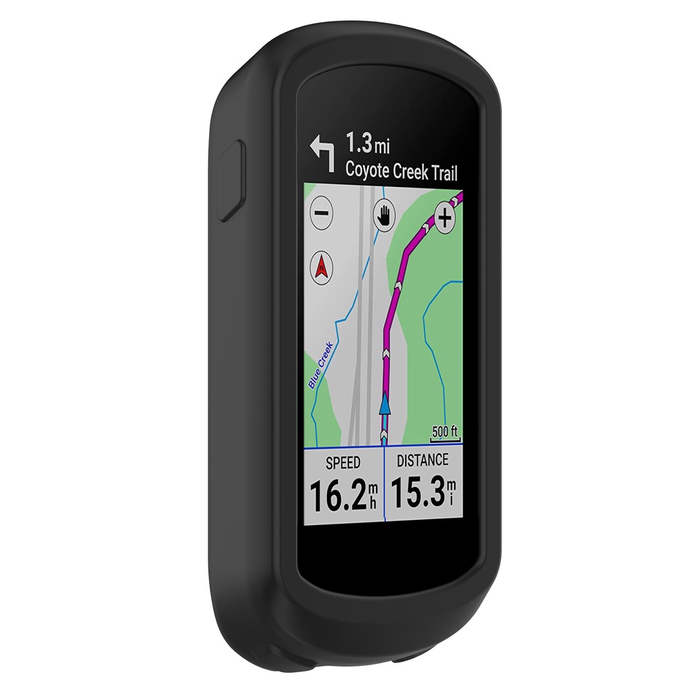 Glas + hoesje voor Garmin Edge Explore 2 Screenprotector Gehard glas en zachte siliconen beschermende bumperhoes Explore 2 Accessoires