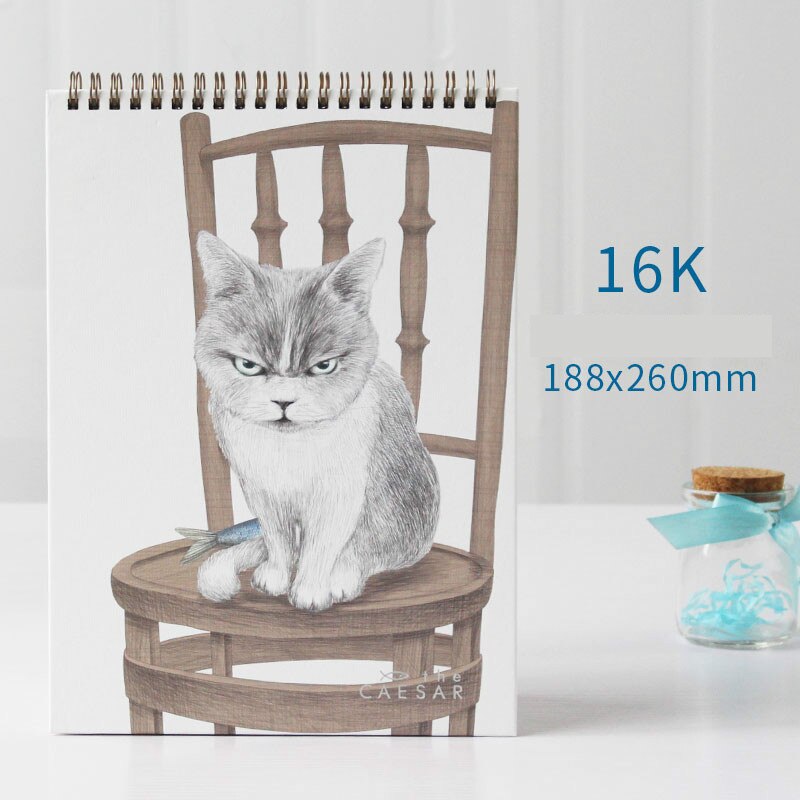 Deli 16k/8k skitsepapir til kunst maleri tegning skitsering kawaii skitsekunstner elev skitsebog 40 ark malerartikler: G