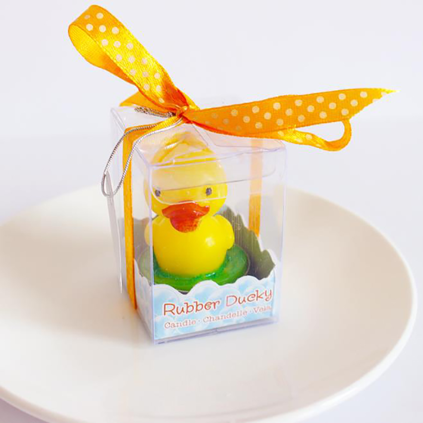 1pc søte andeformede lys, barnebursdagskake stearinlys, kvinnelige bryllupspresentasjoner, til festdekorasjoner