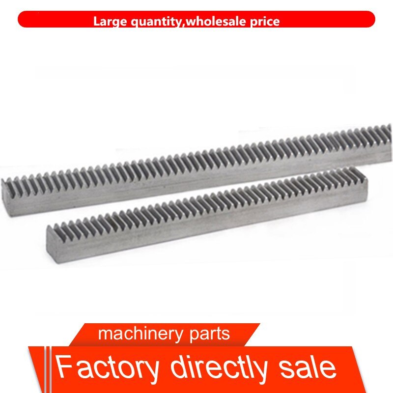 1pcs 1Mod 1 Modulus High Precision Gear Rack steel 10*15-1000mm spur pinion rack