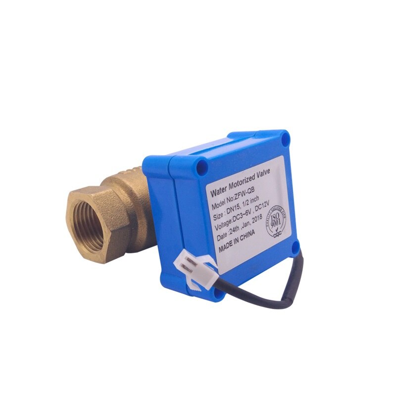 Automatic Water Shut Off DN15 Motorized Valve work with WZ803&amp;804 Water Leaking Sensor Water Flood Overflow Detector