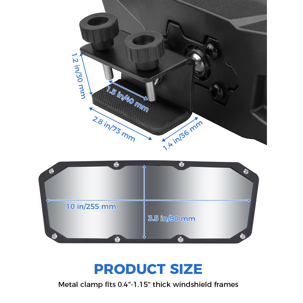 Boat Rear View Mirror Marine Accessories For Jet Ski Yacht Boat Rearview Mirrors Personal Watercraft PWC Surfing Universal !