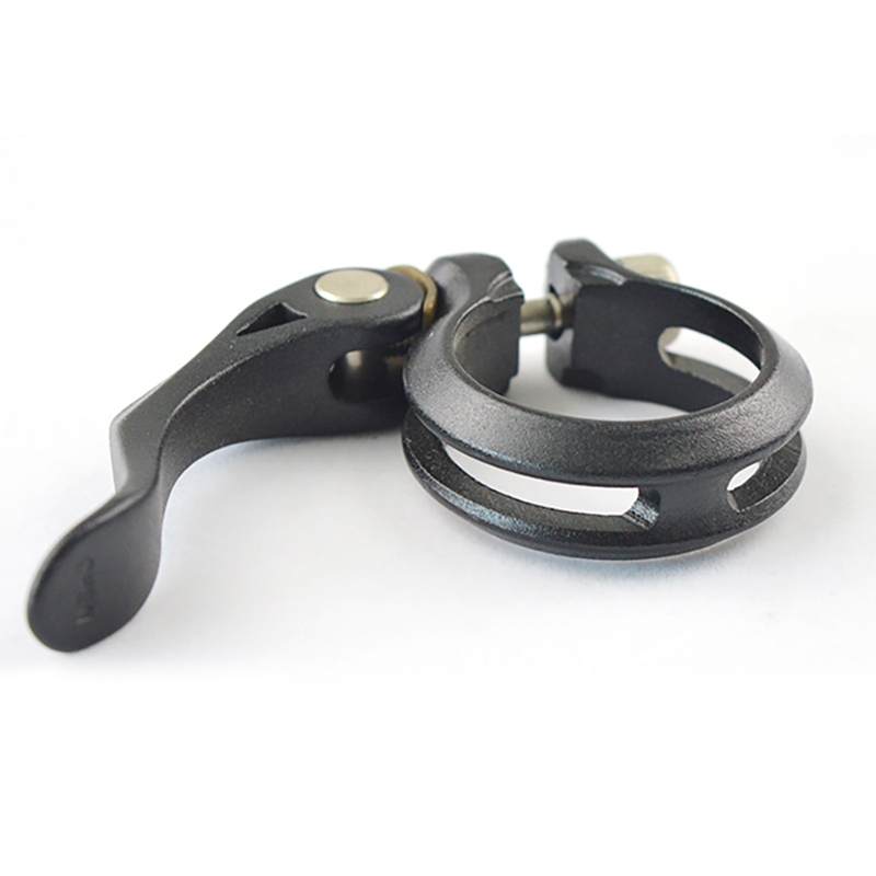Bicycle Seatpost Clamp Quick Release Bike Seatpost Clamp Sandblasting Aluminum Alloy 34.9MM