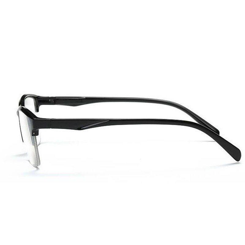 Preto Metade Quadro de Leitura Óculos Anti-fadiga Óculos lupa + 0.75 + 1.0 + 1.25 + 1.75 + 2.0 + 2.25 + 2.75 + 3.25 + 3.5 + 4.0