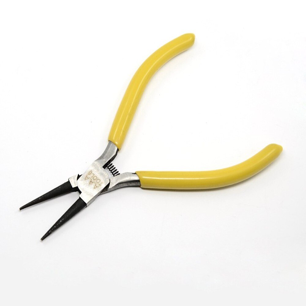 DIY Schmuck Werkzeug setzt mit Kohlenstoff Stahl Runde Nase Zangen und Kupfer Schmuck Draht für schmuck DIY machen, gemischt Farbe F80: 125x55mm