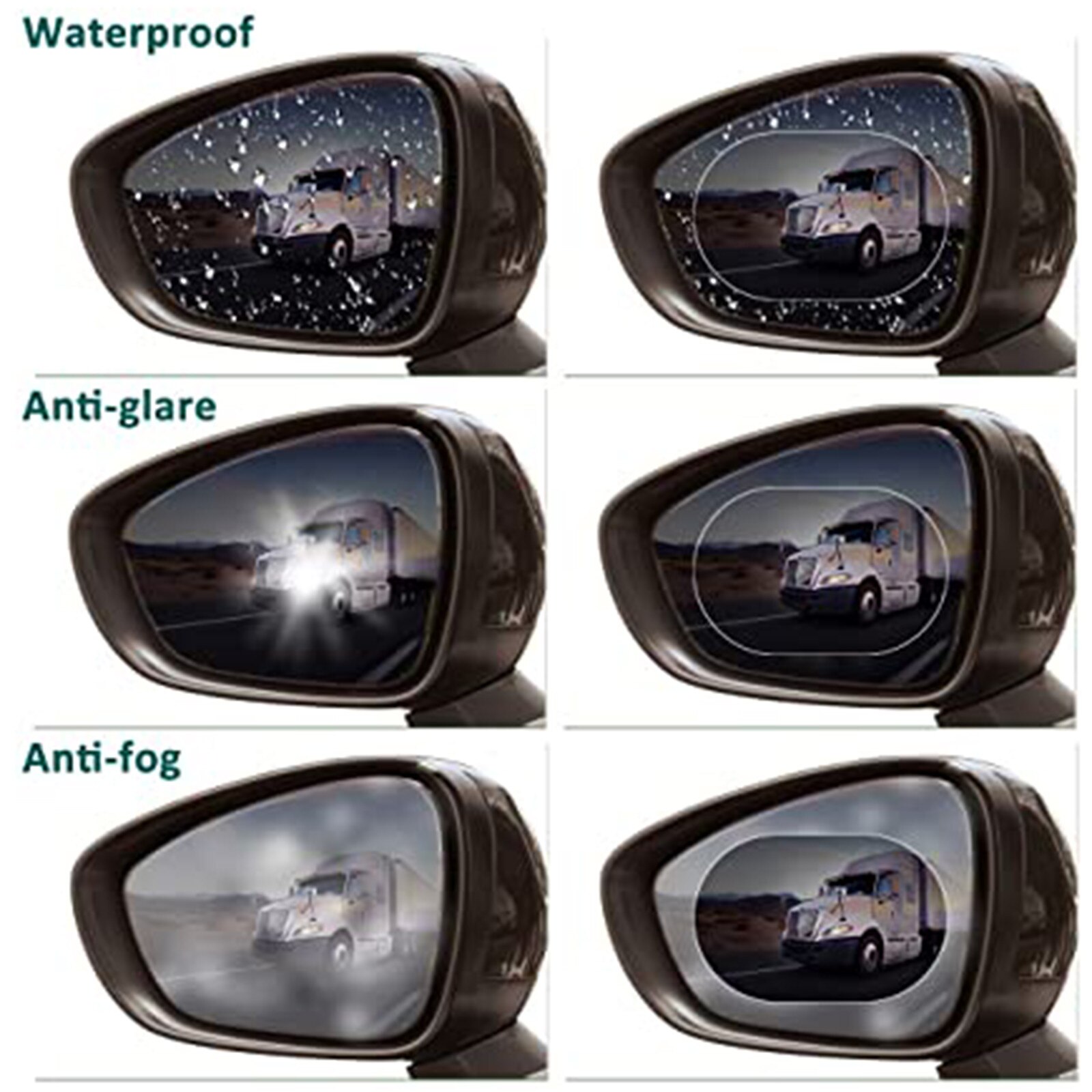 Car Accessories Rearview Mirror Waterproof Scratch-Proof And Anti-Fog HD Film автомобильные товары toyota chr accessories